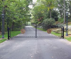 A completely custom design for an exclusive golf club in New York. Designed and installed by Tri State Gate, Bedford Hills, New York.